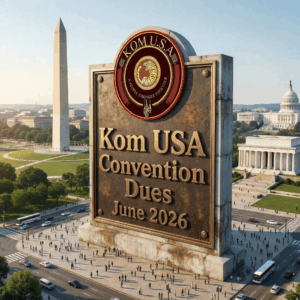 Kom USA Convention Dues